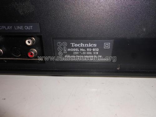 Stereo Cassette Deck RS-B13; Technics brand (ID = 2310214) R-Player