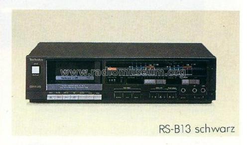 Stereo Cassette Deck RS-B13; Technics brand (ID = 659898) R-Player