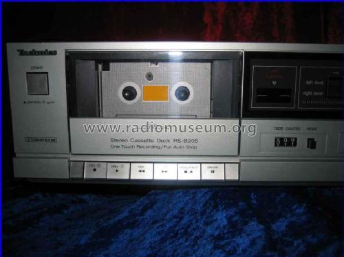 Stereo Cassette Deck RS-B205; Technics brand (ID = 708008) R-Player