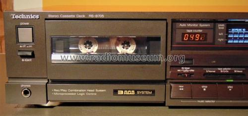 Stereo Cassette Deck RS-B705; Technics brand (ID = 2852320) Sonido-V