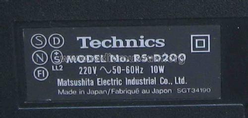 Stereo Cassette Deck RS-D200; Technics brand (ID = 1542392) Reg-Riprod