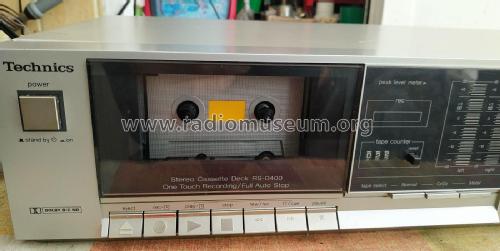 Stereo Cassette Deck RS-D400; Technics brand (ID = 3087264) R-Player