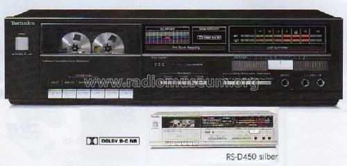 Stereo Cassette Deck RS-D450; Technics brand (ID = 659992) R-Player