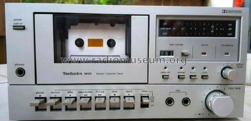 Stereo Cassette Deck RS-M03; Technics brand (ID = 2092346) R-Player