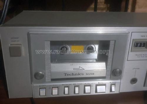 Stereo Cassette Deck RS-M218; Technics brand (ID = 2853605) R-Player