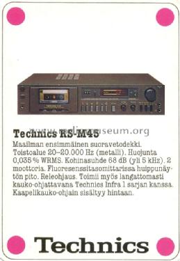 Stereo Cassette Deck RS-M45; Technics brand (ID = 1407887) R-Player