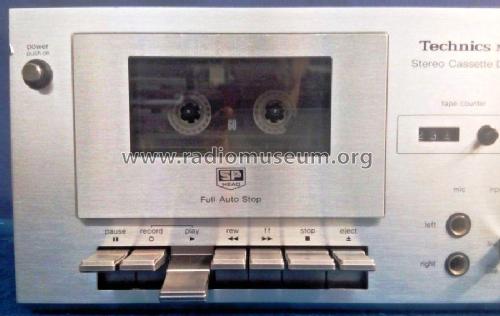 Stereo Cassette Deck RS-M6; Technics brand (ID = 2332194) R-Player
