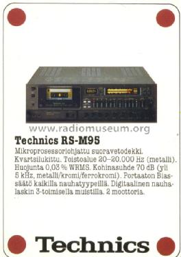 Stereo Cassette Deck RS-M95; Technics brand (ID = 1407894) R-Player