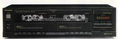 Stereo Double Cassette Deck RS-T130; Technics brand (ID = 1263840) Enrég.-R