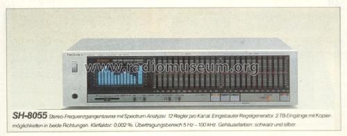 Stereo Graphic Equalizer SH-8055; Technics brand (ID = 663257) Ampl/Mixer