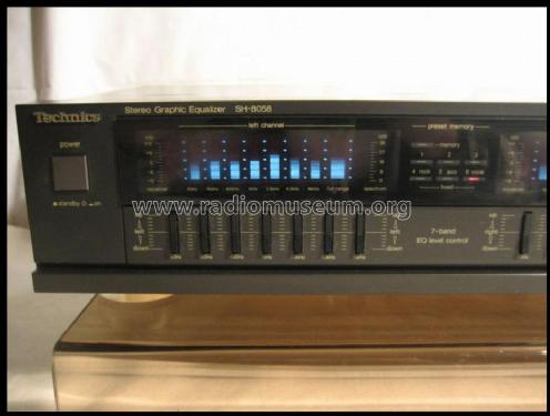 Stereo Graphic Equalizer SH-8058; Technics brand (ID = 913441) Ampl/Mixer