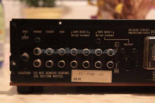 Stereo Integrated Amplifier SU-8022; Technics brand (ID = 1573621) Ampl/Mixer