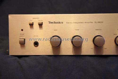 Stereo Integrated Amplifier SU-8022; Technics brand (ID = 1573628) Ampl/Mixer