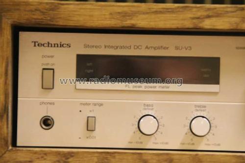 Stereo Integrated DC Amplifier SU-V3 Ampl/Mixer Technics brand