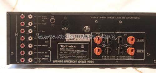 Stereo Integrated Dc Amplifier Su V7 Ampl Mixer Technics Brand Radiomuseum