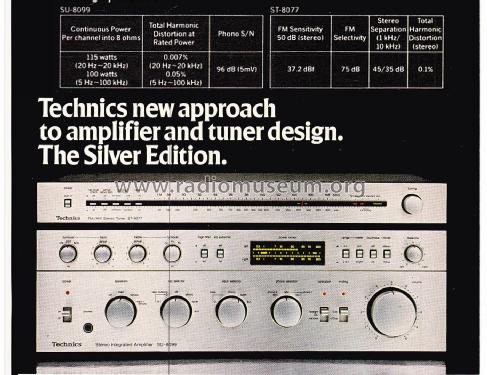 Stereo Integrated DC Amplifier SU-8099; Technics brand (ID = 2099570) Ampl/Mixer