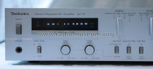 Stereo Integrated DC Amplifier SU-V5; Technics brand (ID = 2266198) Ampl/Mixer