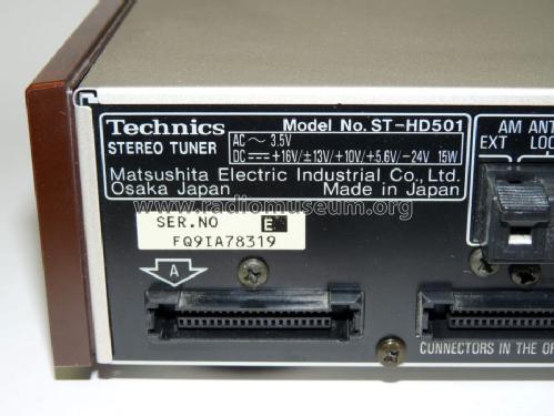 Stereo Tuner ST-HD501; Technics brand (ID = 1711635) Radio