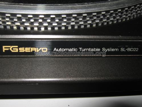 Stereo Turntable SL-BD 22; Technics brand (ID = 1381960) R-Player
