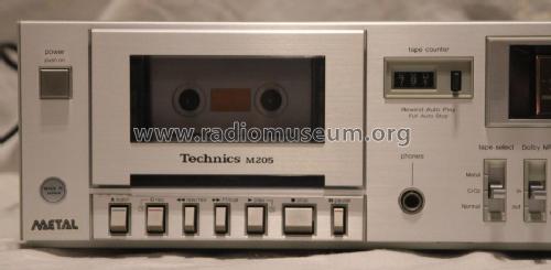 Tape-Deck RS-M205; Technics brand (ID = 2223219) R-Player