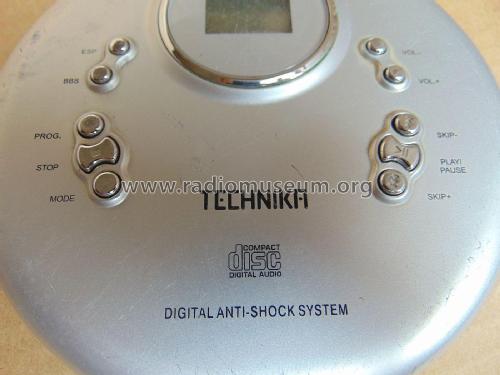 Portable CD Player PCD-207; Technika brand of (ID = 2719246) Ton-Bild