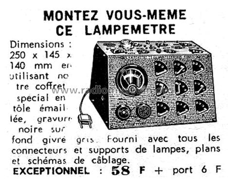 Lampemètre en kit TS66; Technique Service (ID = 995562) Equipment