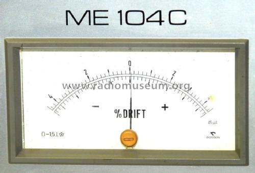 Wow and Flutter Meter ME104C; Technisch (ID = 1708376) Equipment