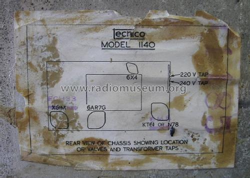 1140; Tecnico Electronics (ID = 1415185) Radio