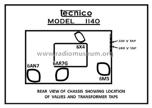 1140; Tecnico Electronics (ID = 2959176) Radio