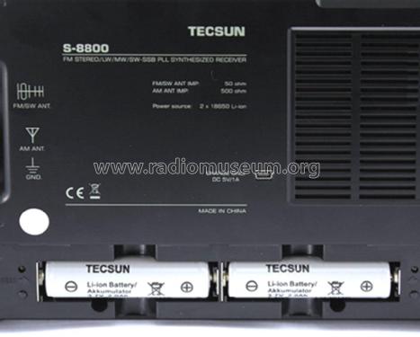 FM Stereo /LW/MW/SW-SSB PLL Synthesized Receiver S-8800; Tecsun 德生通用电器... (ID = 2422025) Radio