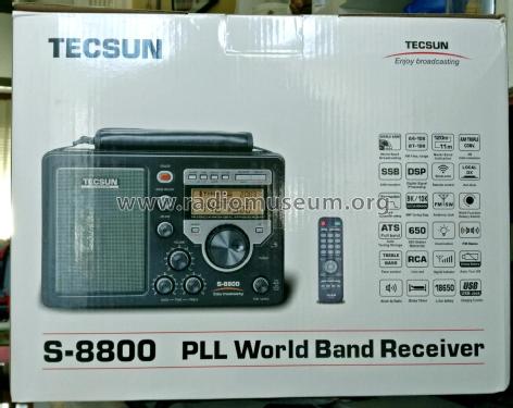 FM Stereo /LW/MW/SW-SSB PLL Synthesized Receiver S-8800; Tecsun 德生通用电器... (ID = 2425953) Radio