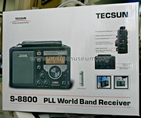 FM Stereo /LW/MW/SW-SSB PLL Synthesized Receiver S-8800; Tecsun 德生通用电器... (ID = 2425954) Radio