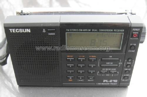 Portable All Band Radio PL-210; Tecsun 德生通用电器... (ID = 1626561) Radio