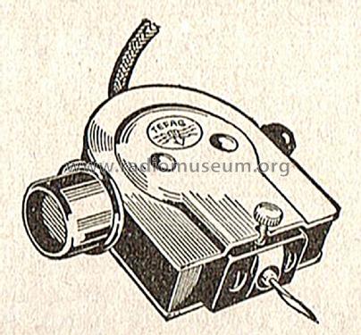 Elektromagnetische Schallplatten-Abtastdose El 130; Tefag; Telephon (ID = 2610433) Microphone/PU