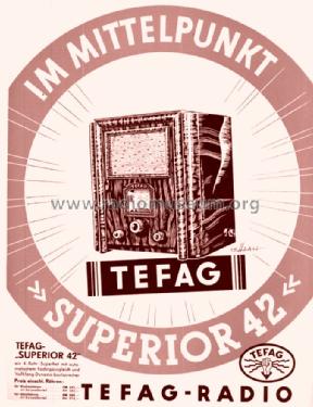 Superior 42KG; Tefag; Telephon (ID = 1704164) Radio