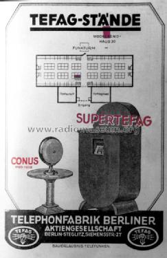 Supertefag 1248W2; Tefag; Telephon (ID = 987422) Radio
