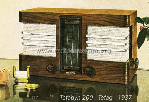 Tefadyn 200W; Tefag; Telephon (ID = 1063) Radio