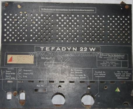 Tefadyn 22W; Tefag; Telephon (ID = 1309823) Radio