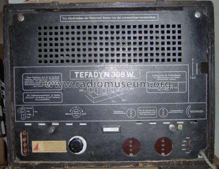 Tefadyn 308W; Tefag; Telephon (ID = 368658) Radio