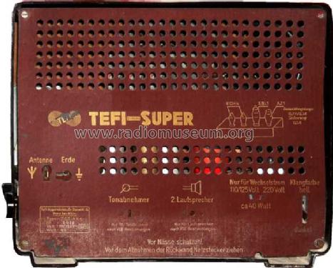 Tefi-Standard-Super TSS446W; Tefi-Apparatebau; (ID = 810579) Radio