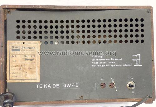 GW46; TeKaDe TKD, (ID = 771003) Radio