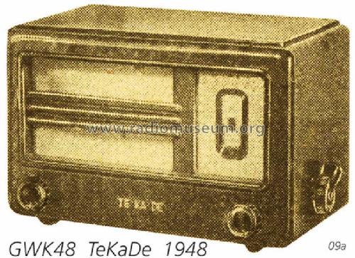 GWK48; TeKaDe TKD, (ID = 1076) Radio