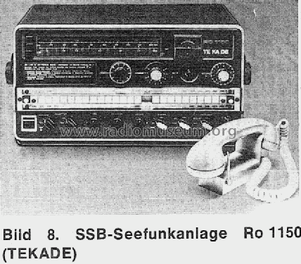 SSB-Seefunkanlage Ro-1150; TeKaDe TKD, (ID = 855446) Commercial TRX