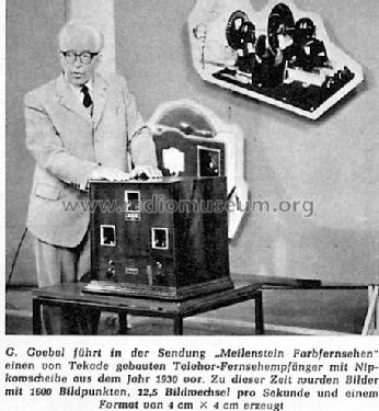 Universalempfänger 1930; TeKaDe TKD, (ID = 207682) Television