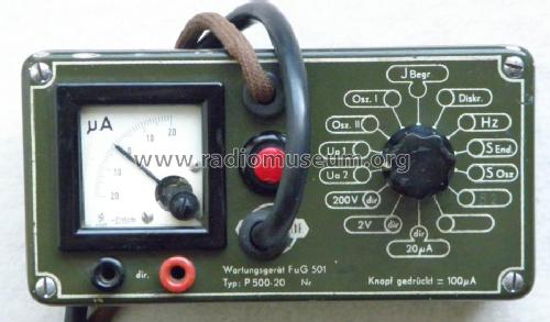 Wartungsgerät FuG 501 P 500-20; TeKaDe TKD, (ID = 1131013) Equipment