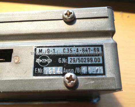 Autotelefon / Funktelefon B95 B95 mit Bediengerät M17-1; TeKaDe TKD, (ID = 2630166) Telephony