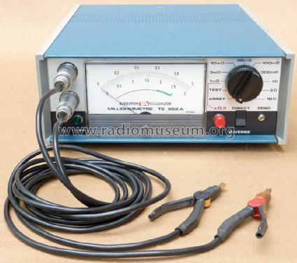 Milliohmmetre TE952A; Tekelec Airtronic S. (ID = 1292277) Equipment