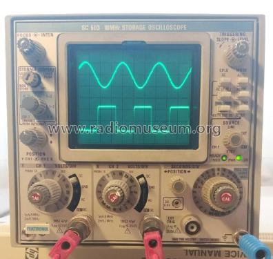 10MHz Storage Oscilloscope SC 503; Tektronix; Portland, (ID = 2975129) Equipment