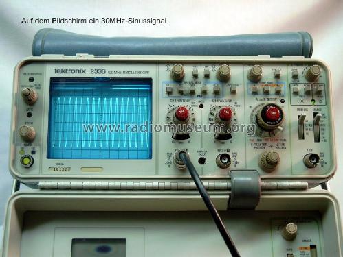 100 MHz Oscilloscope 2336; Tektronix; Portland, (ID = 258431) Equipment
