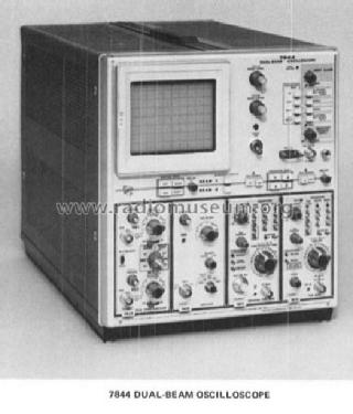7844/R7844 Dual-Beam Oscilloscope; Tektronix; Portland, (ID = 2517402) Equipment
